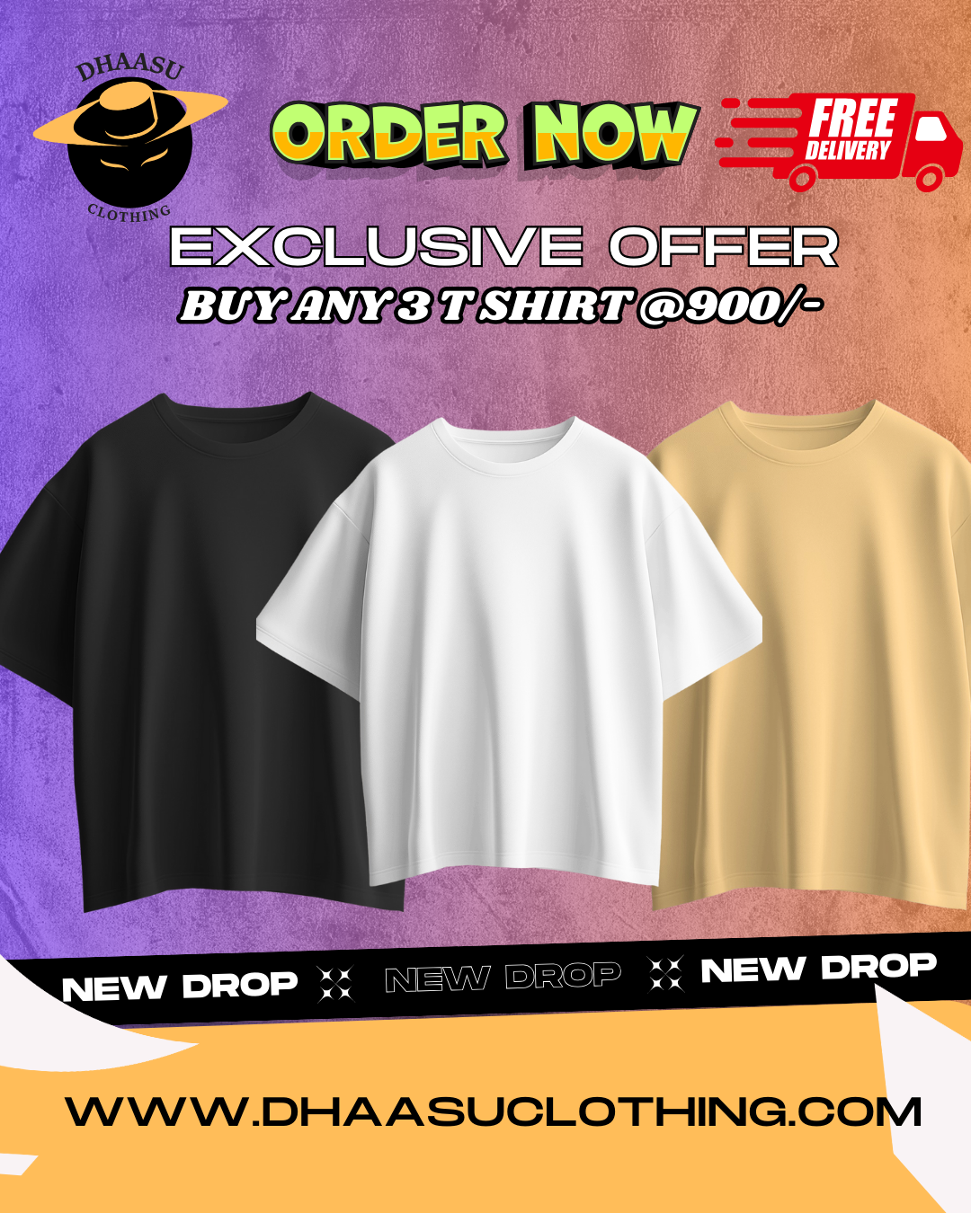 Casual Solid Plain T-Shirts