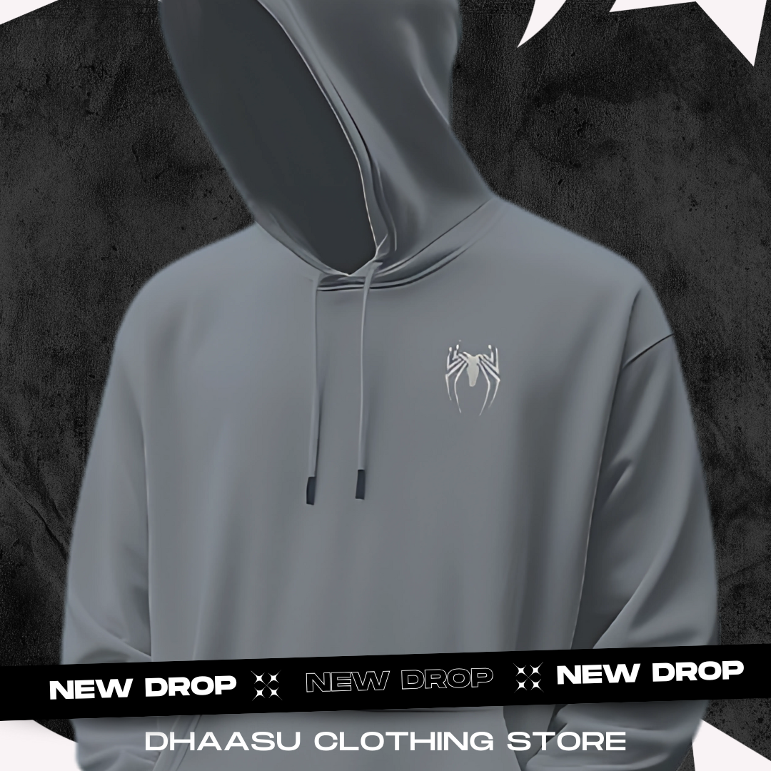 Spider Hoodie | Unisex Premium Oversized Hoodie | Spider Printed | 