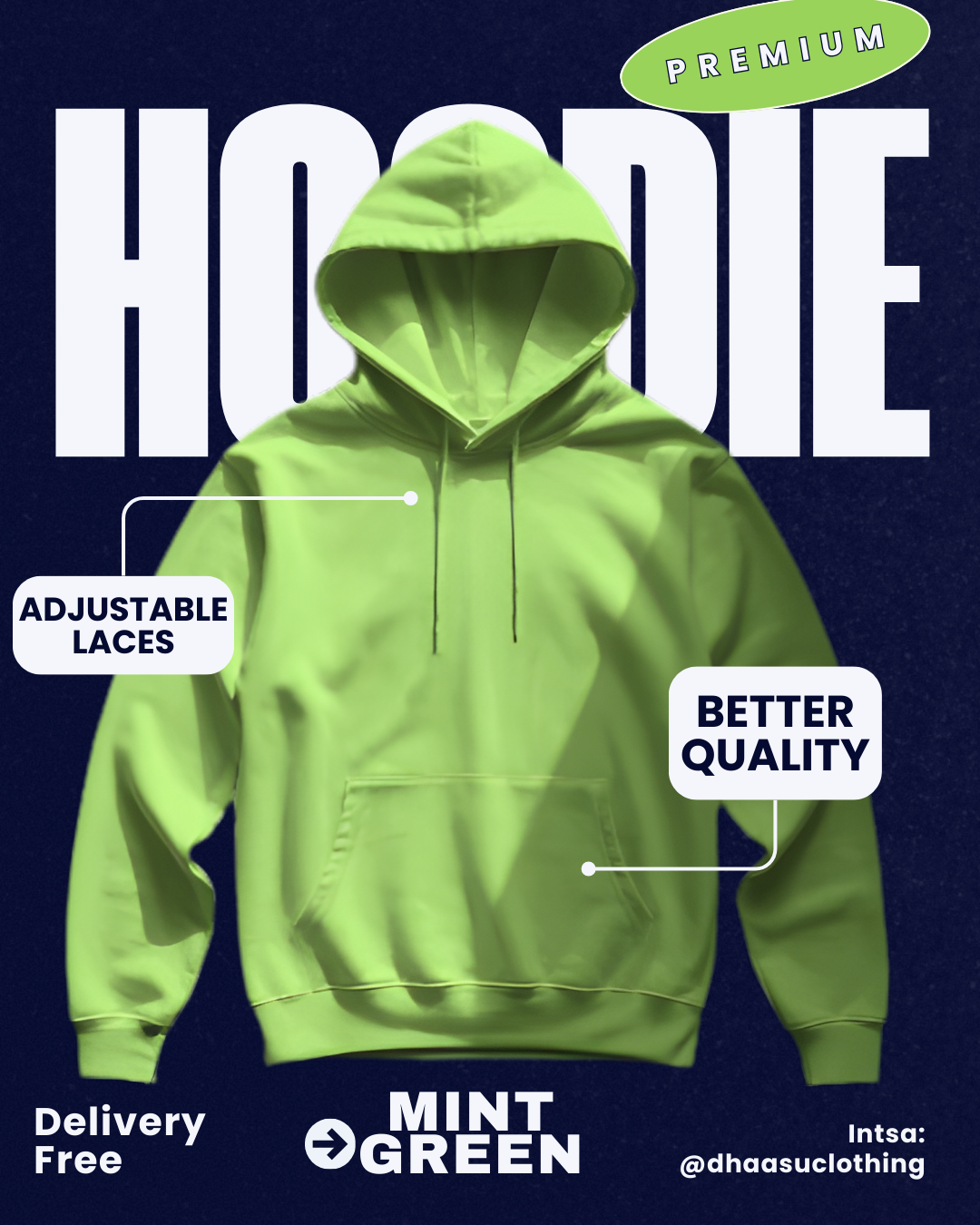 Premium Oversized Hoodie for Men & Women | Streetwear Hoodie India – Dhaasu Clothing