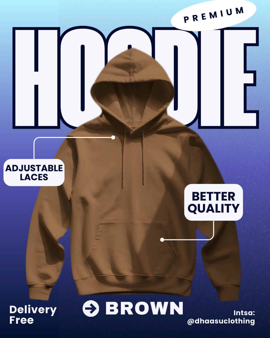 Premium Oversized Hoodie for Men & Women | Streetwear Hoodie India – Dhaasu Clothing