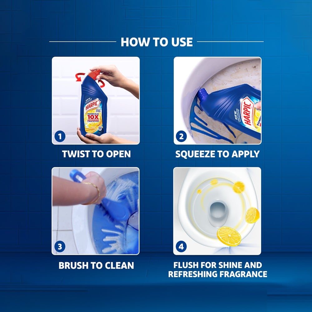 Harpic 10X Power Plus Toilet Cleaner 
