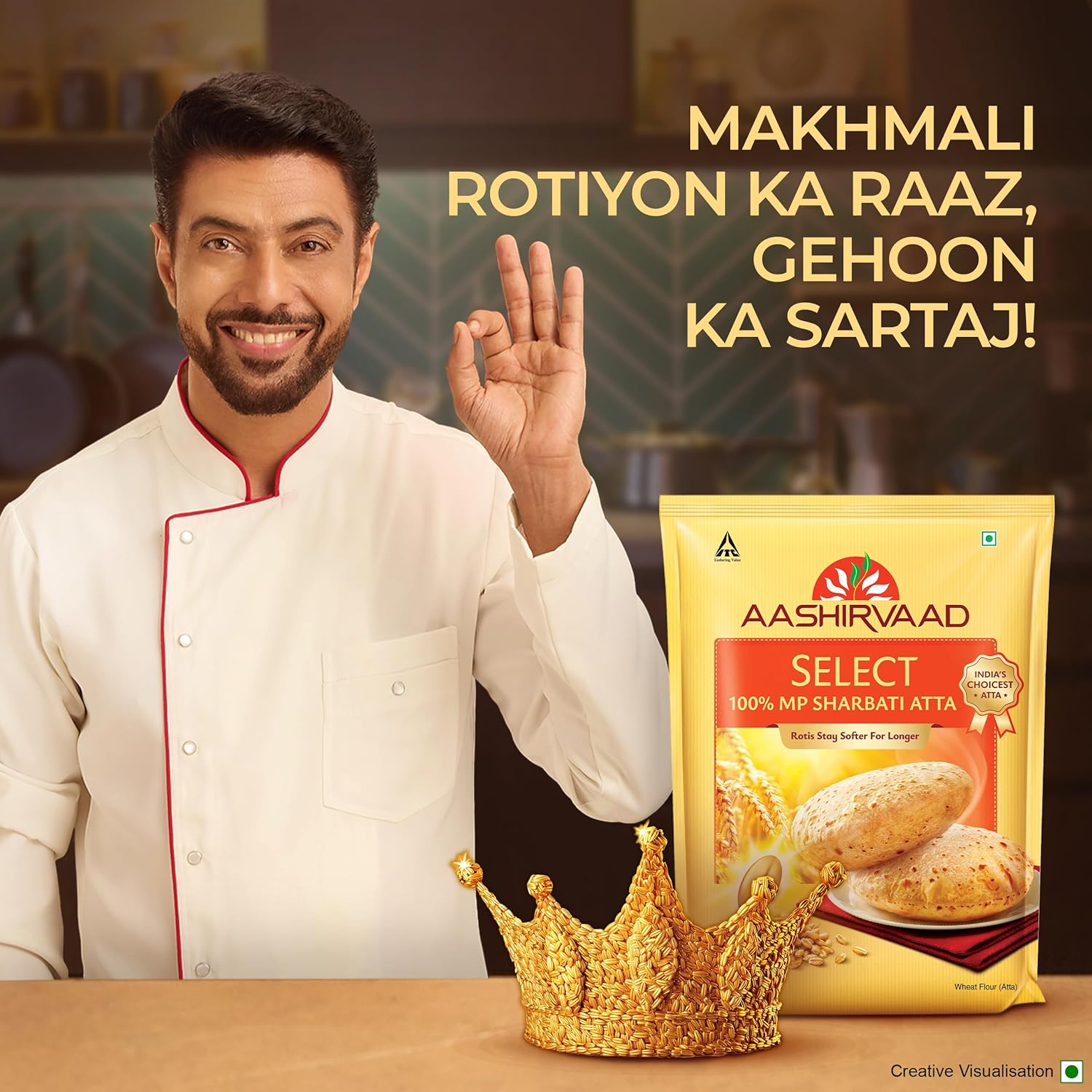 Aashirvaad Select 100% MP Sharbati Atta