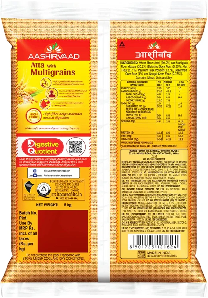 Aashirvaad Atta with Multigrains