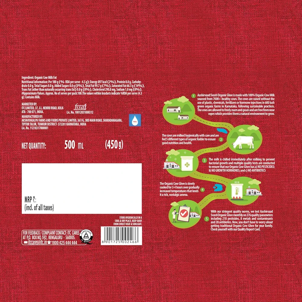 Aashirvaad Svasti Pure Cow Ghee