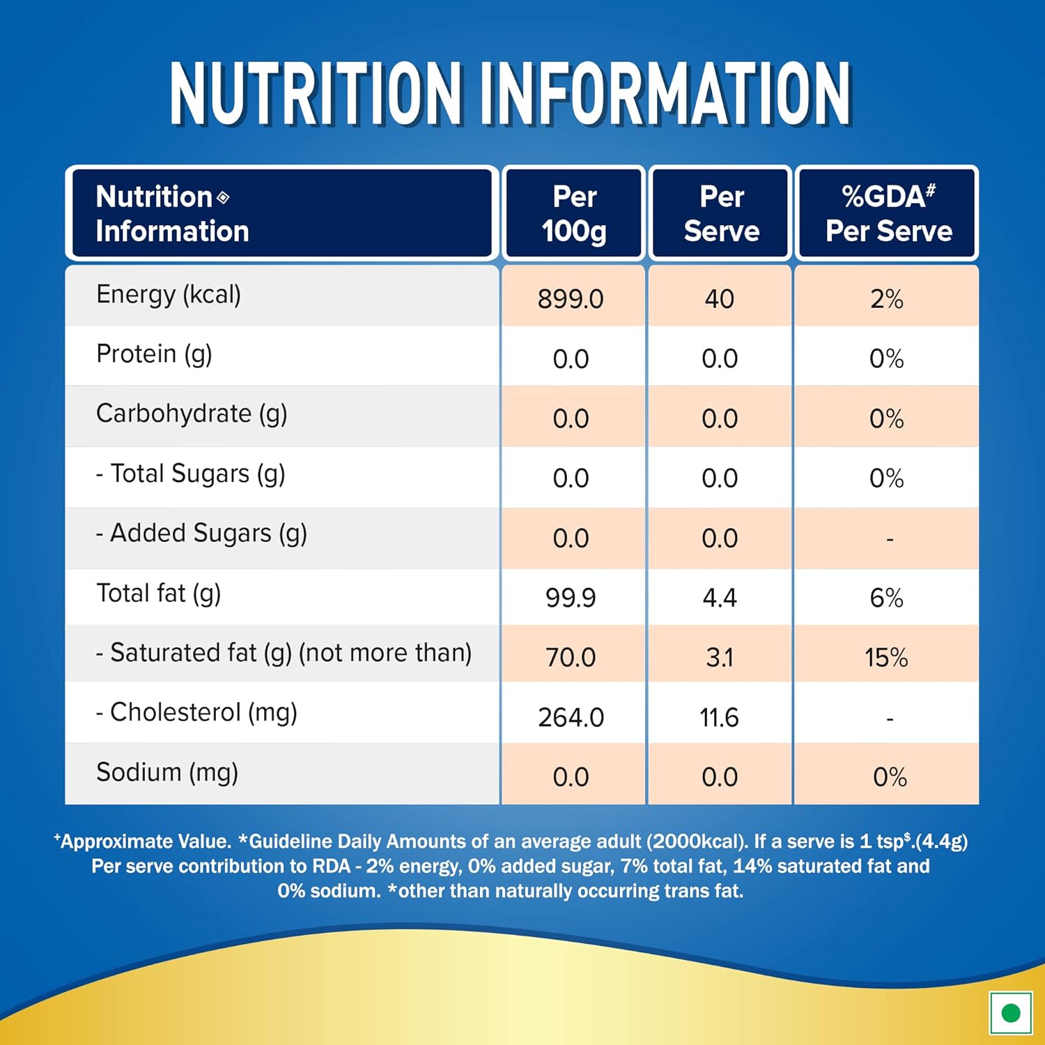 Nestlé EveryDay Shahi Ghee 1 L