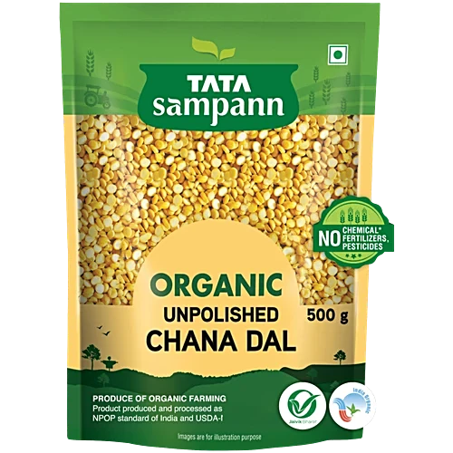 Organic Unpolished Chana Dal