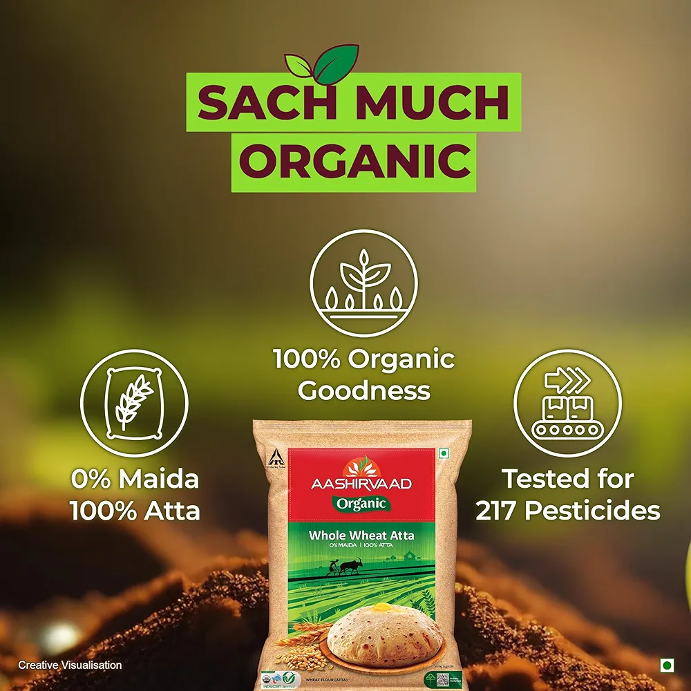 Aashirvaad Organic Whole Wheat Atta