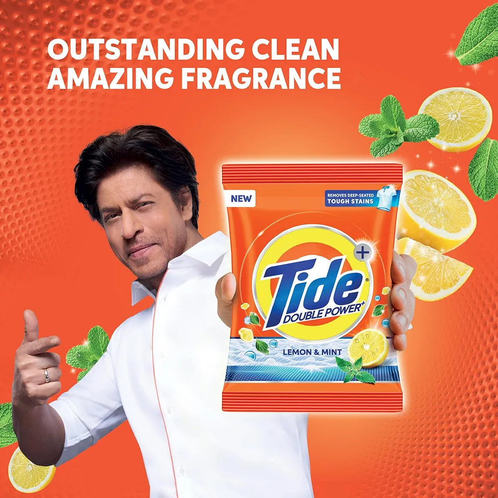 Tide Double Power Lemon & Mint Detergent