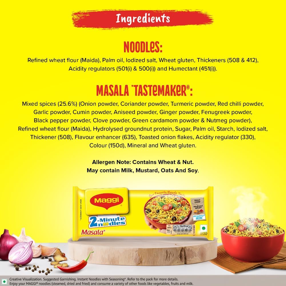 Maggi Mega Pack Minute Noodles (Pack Of 12) 