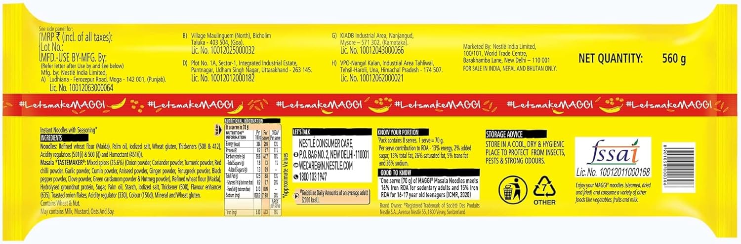 Maggi 2-Minute Noodles Family Fun Pack