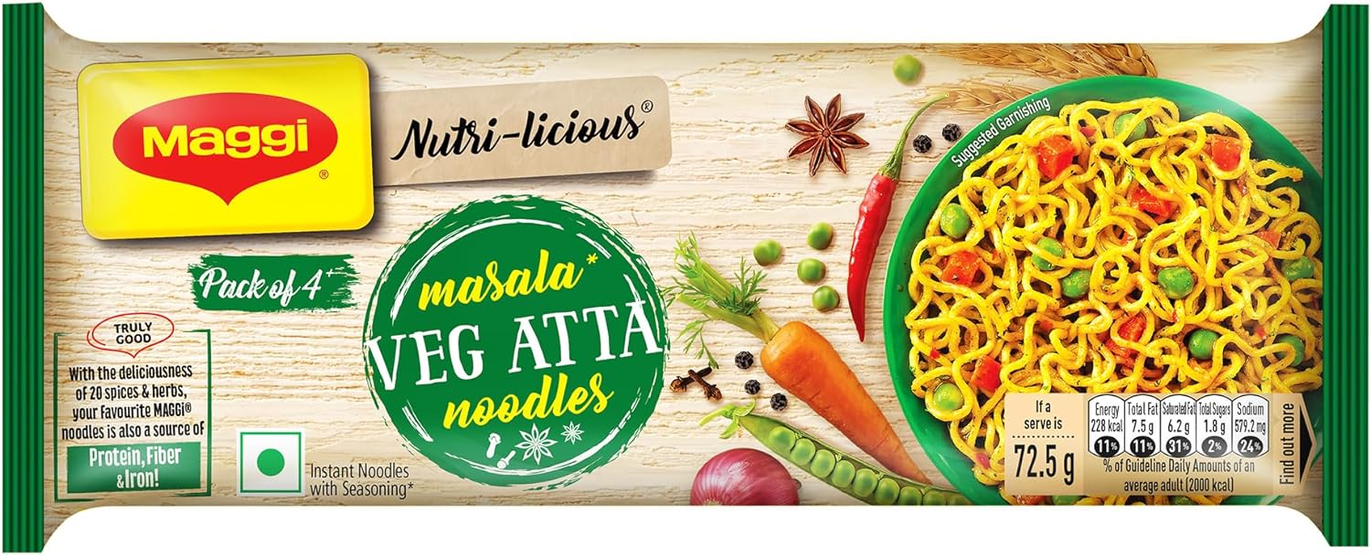 Maggi Nutri-licious Veg Atta Noodles 290 g