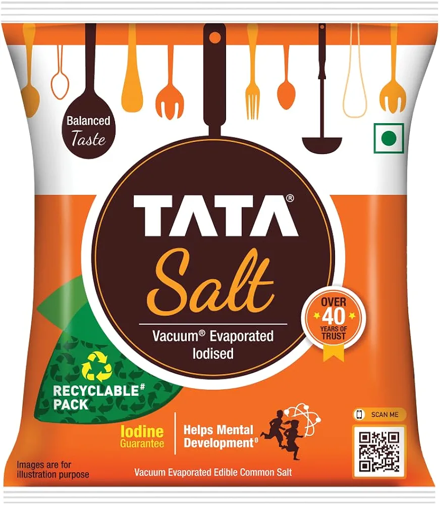 TATA Salt 1 Kg Vacuum evaporated iodised salt