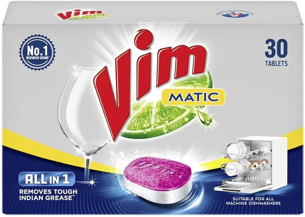 Vim Matic Dishwasher Tablets (Pack Of 30)