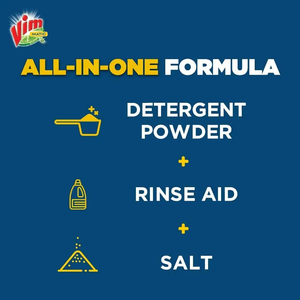 Vim Matic Dishwasher Tablets (Pack Of 30)