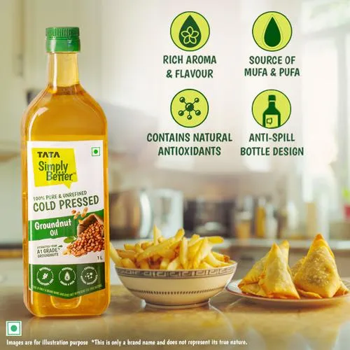 Tata Simply Better Cold Pressed Groundnut Oil