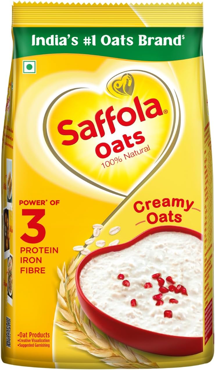 Saffola Oats 100% Natural Creamy Oats
