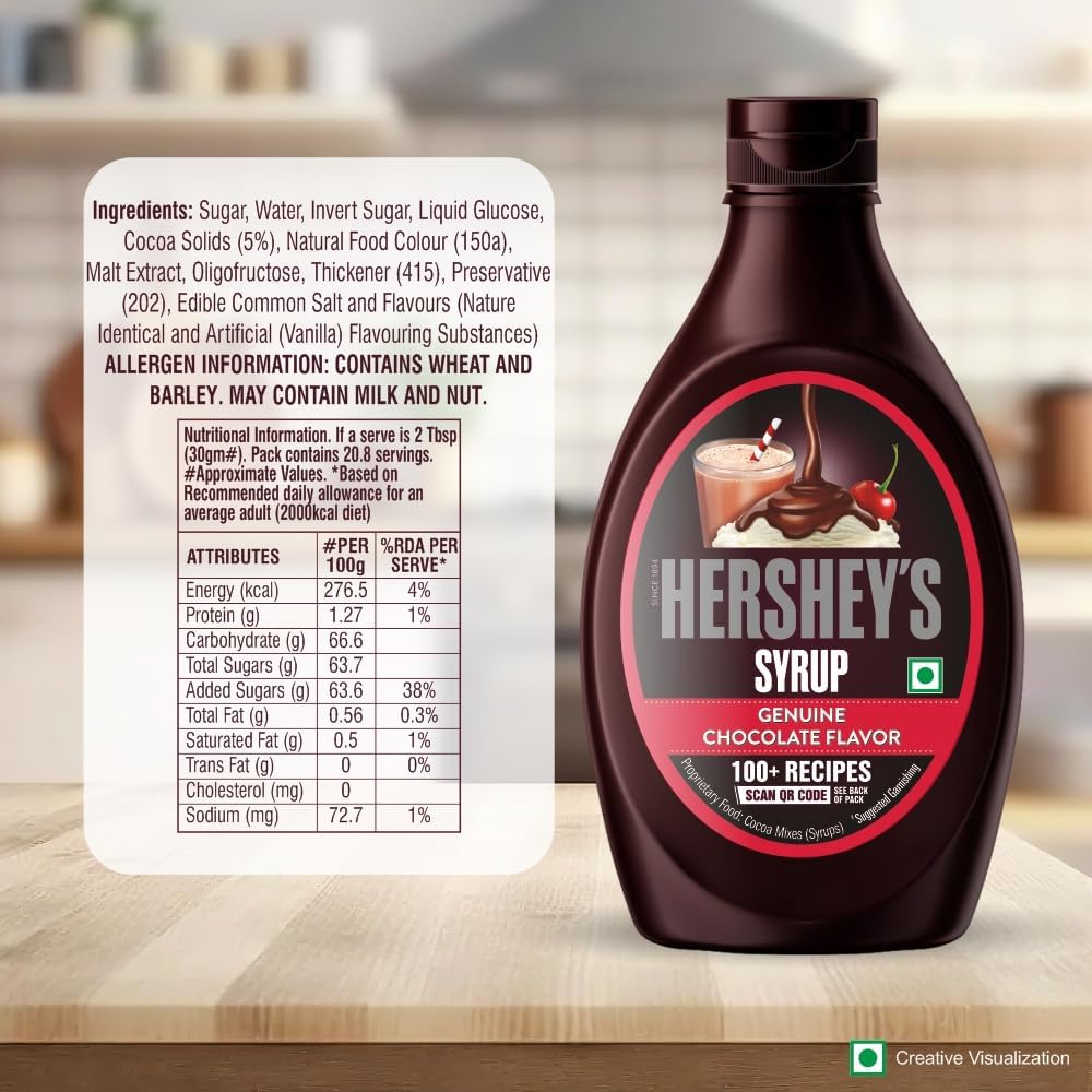 HERSHEY'S Chocolate Flavored Syrup 