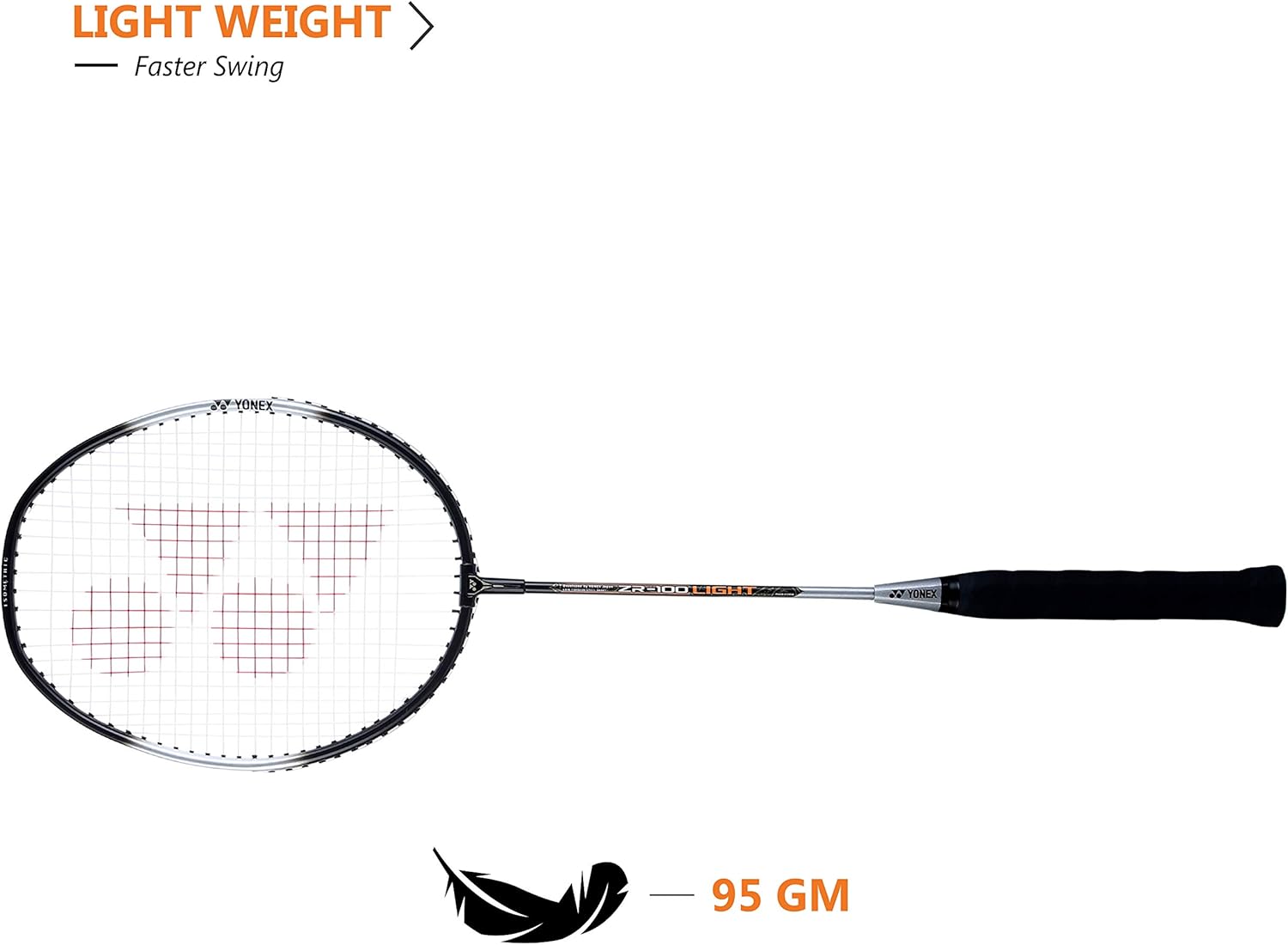 Yonex ZR 100 Light Aluminium Badminton Racquet with Full Cover
