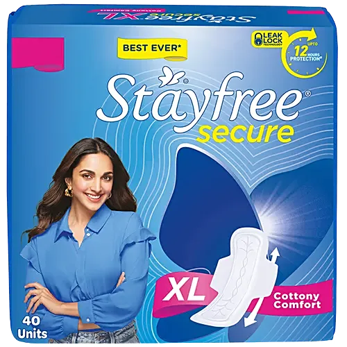 Stayfree Secure Cottony comfort sanitary Pad 40 Unit
