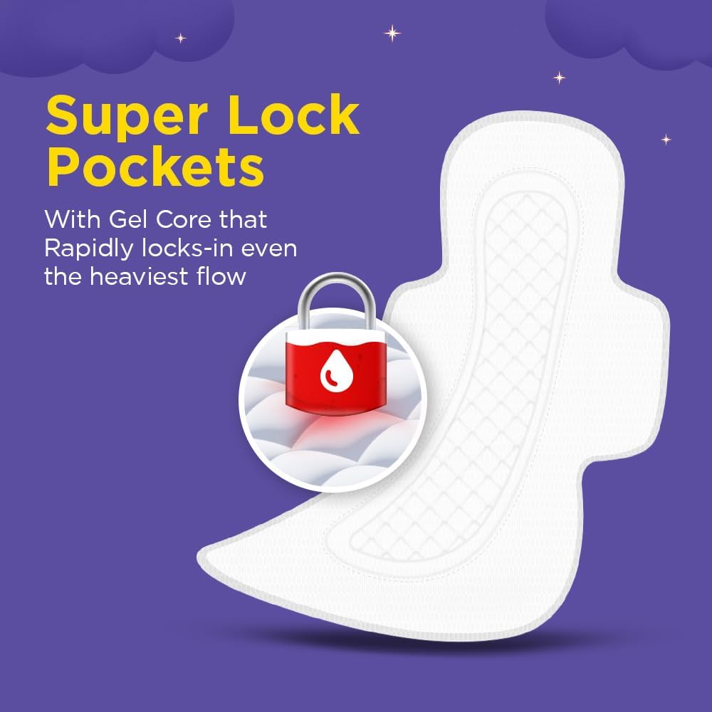 Stayfree Dry-Max All Night Sanitary Pads 28 Unit