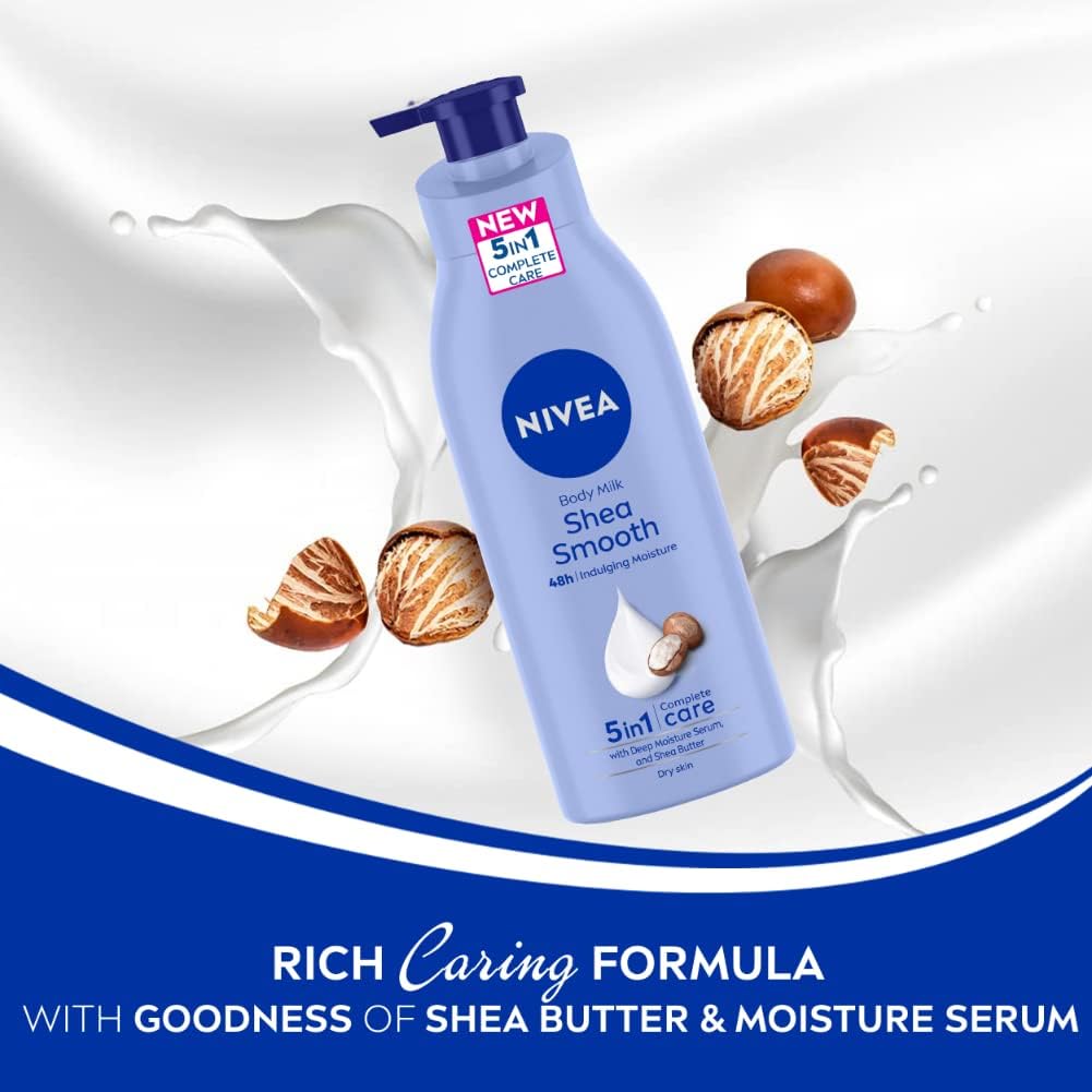 Nivea smooth Milk Shea butter body lotion