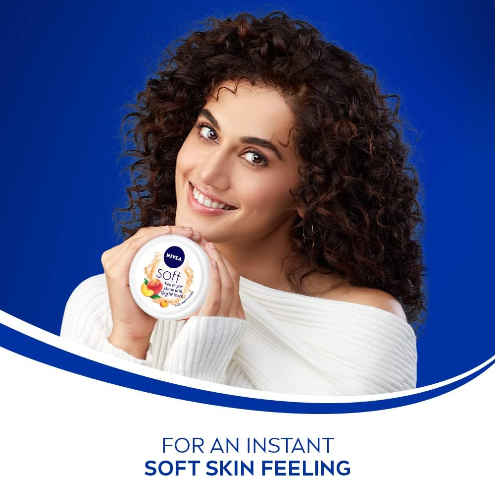Nivea Soft Cream Playful Peach Moisturizing Cream 100 ml