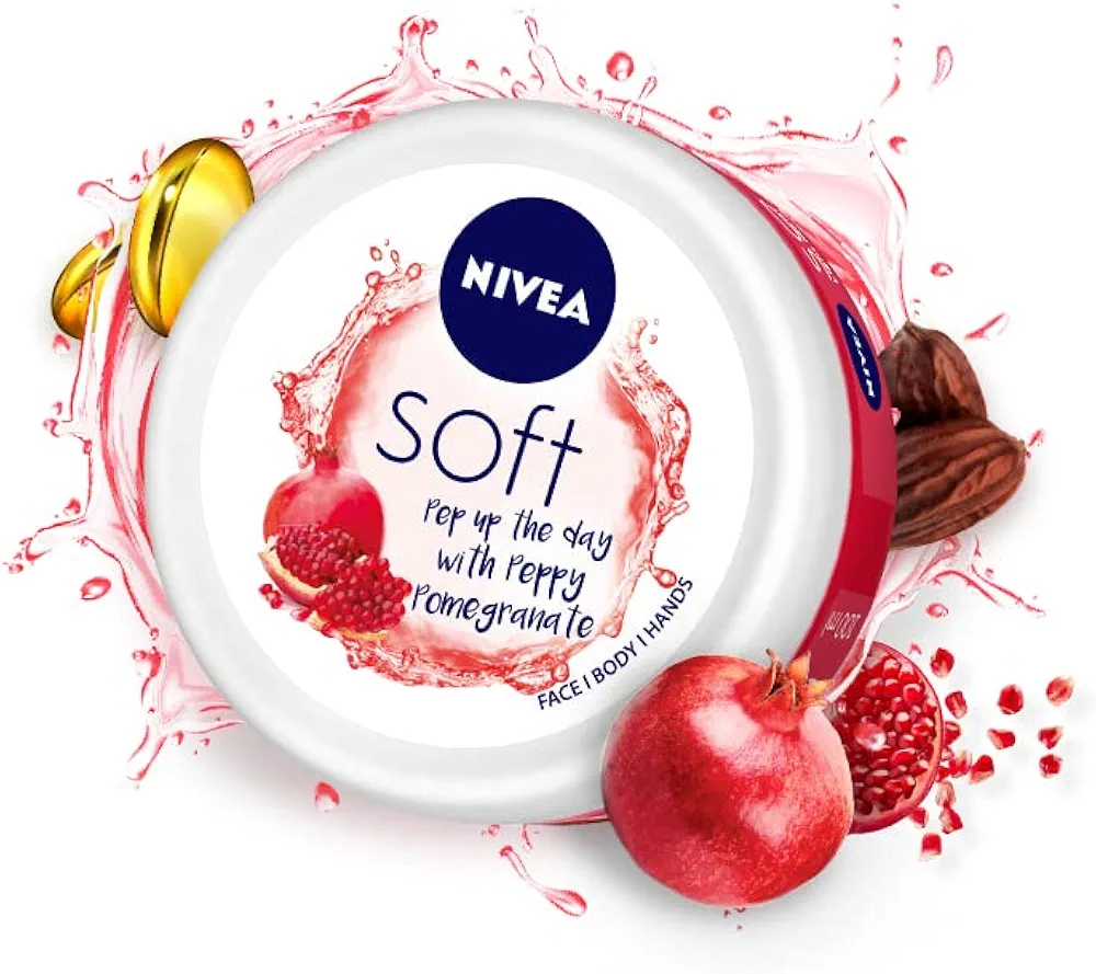 Nivea Soft Light Peppy Pomegranate Cream 100 ml