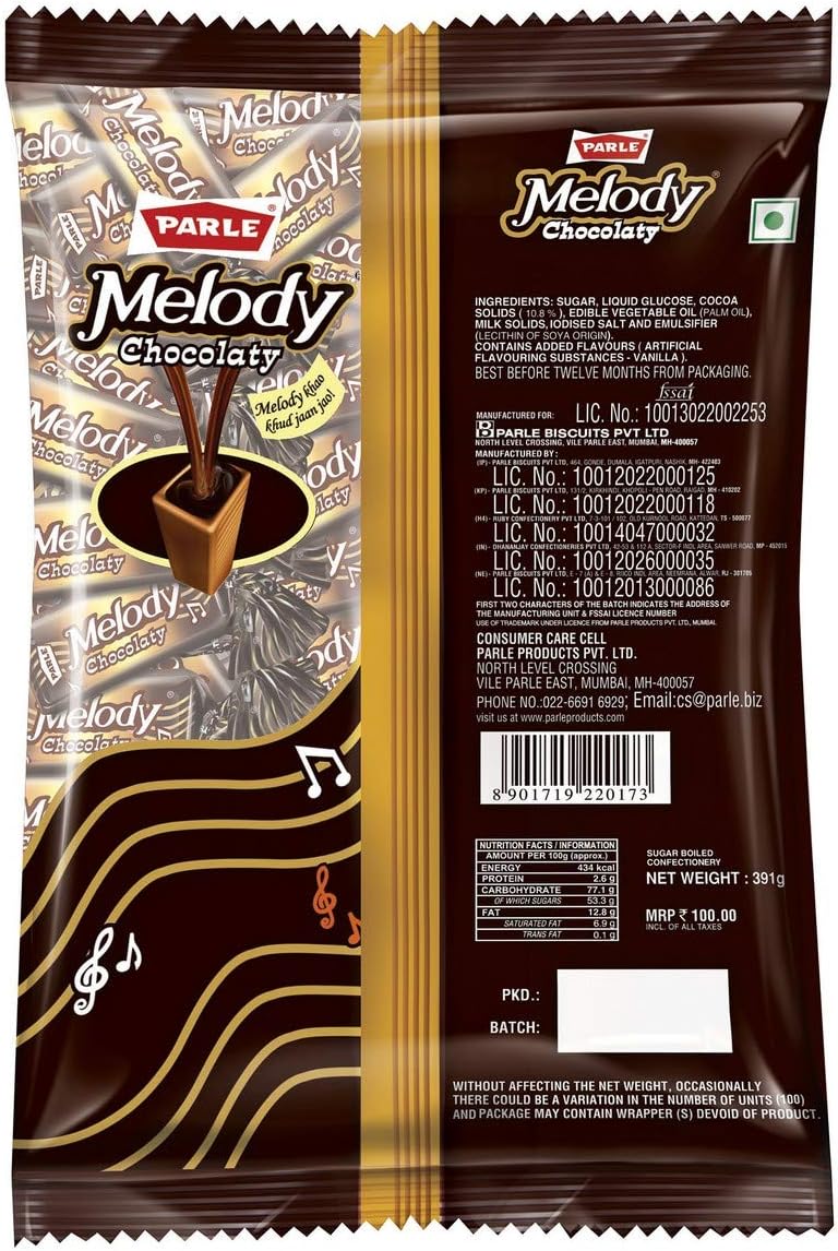 Parle Melody Chocolaty Candy