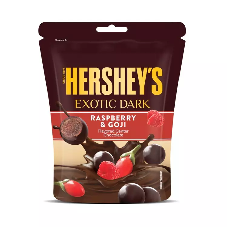Hershey'S Exotic Dark Raspberry & Goji Chocolate, 100 G