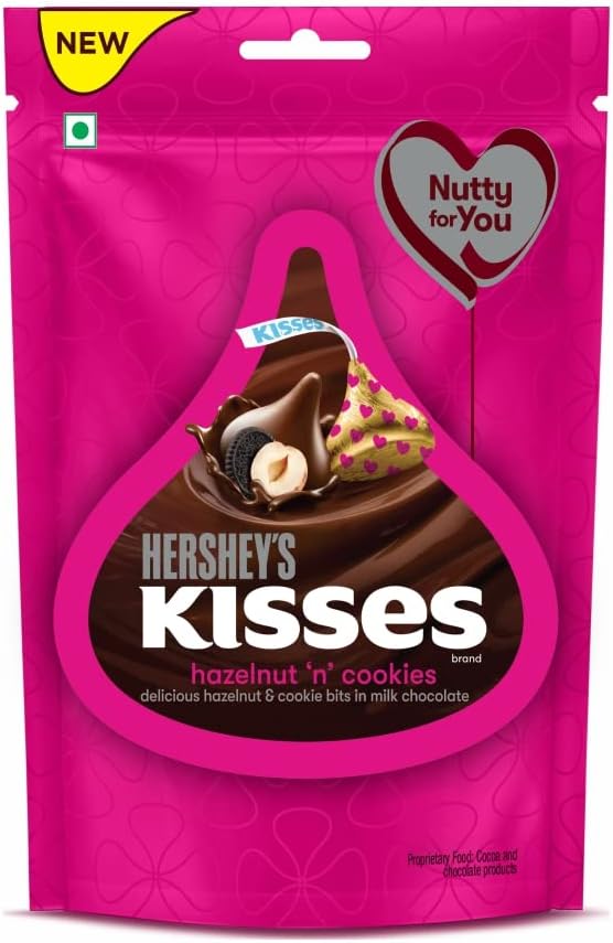HERSHEY'S Kisses Hazelnut 'N' Chocolate 100.8 grams