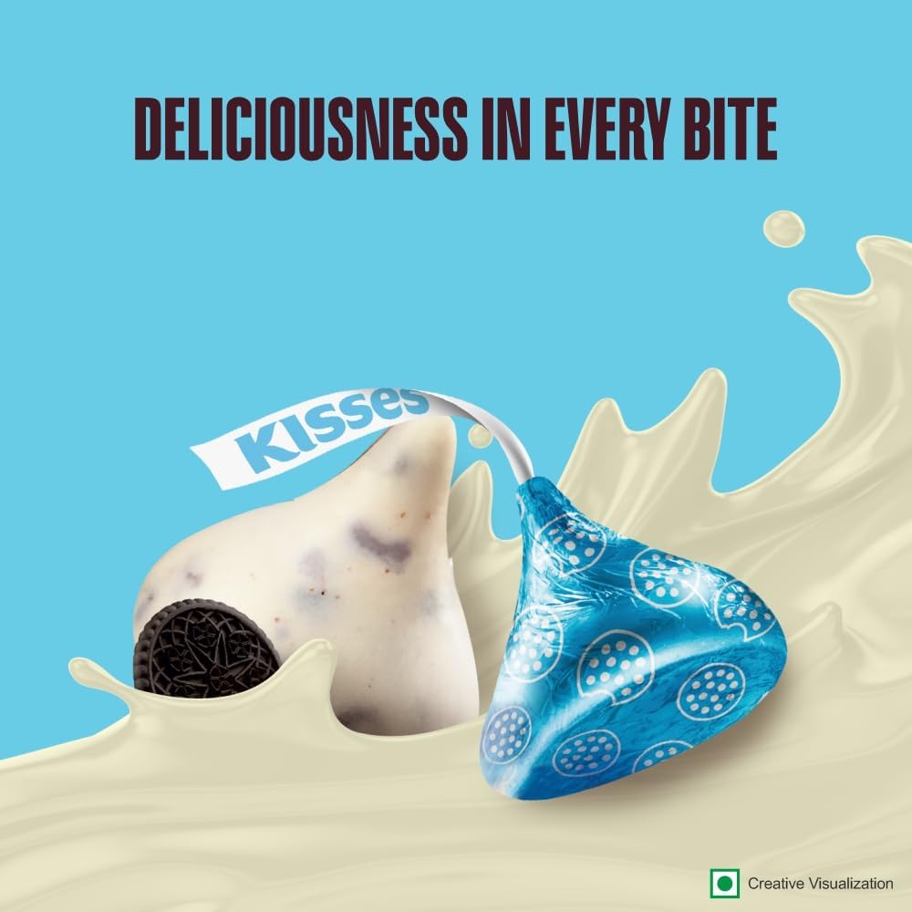Hershey's Kisses Cookies 'n' Creme choclate Pack