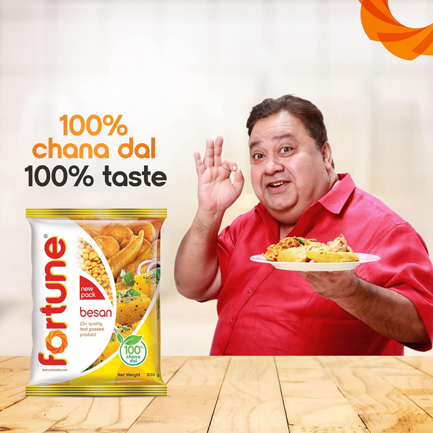 Fortune 100% Chana Dal Besan