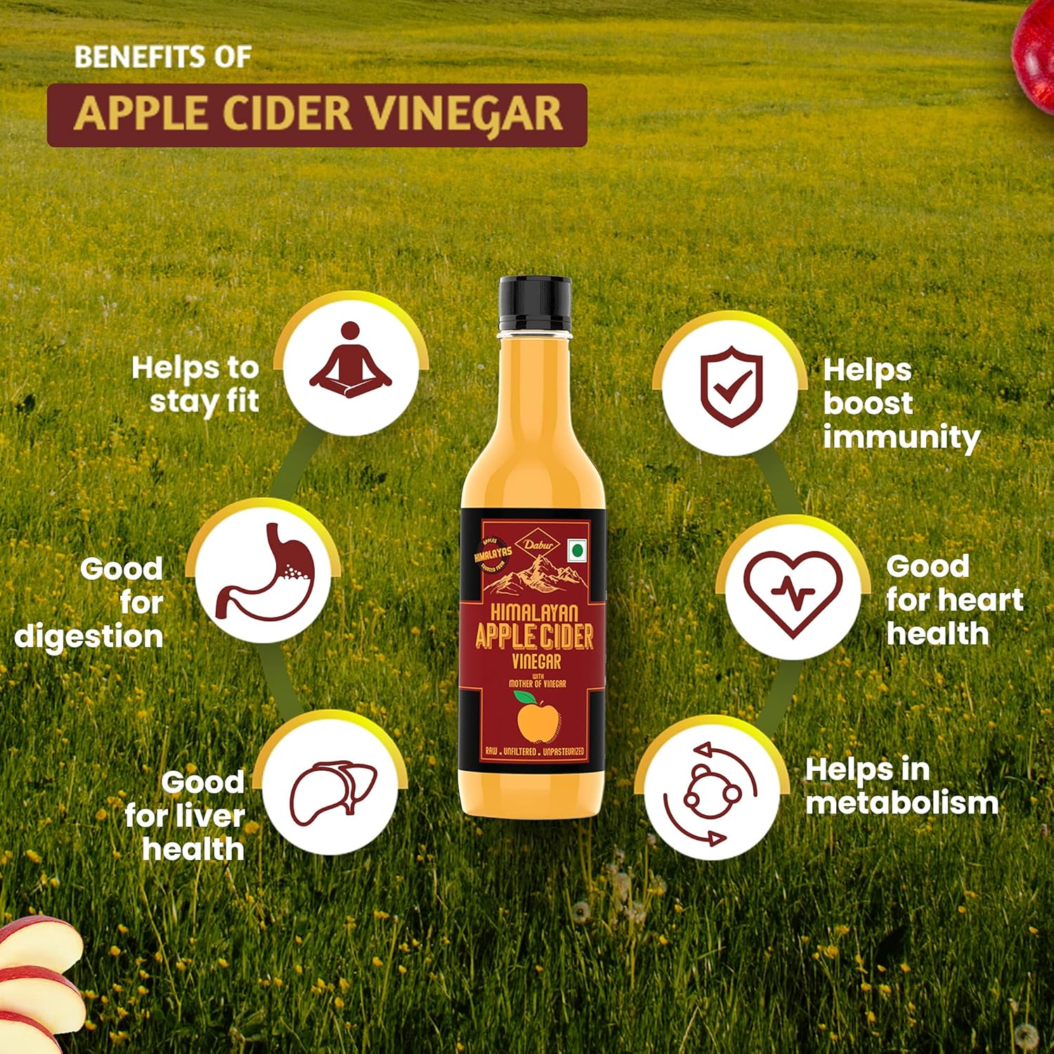 Dabur Himalayan Apple Cider Vinegar 500 ml