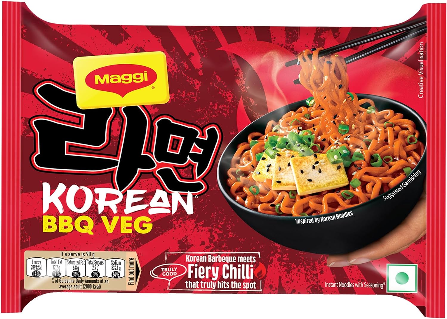Maggi Korean BBQ Veg Noodles 90 gram