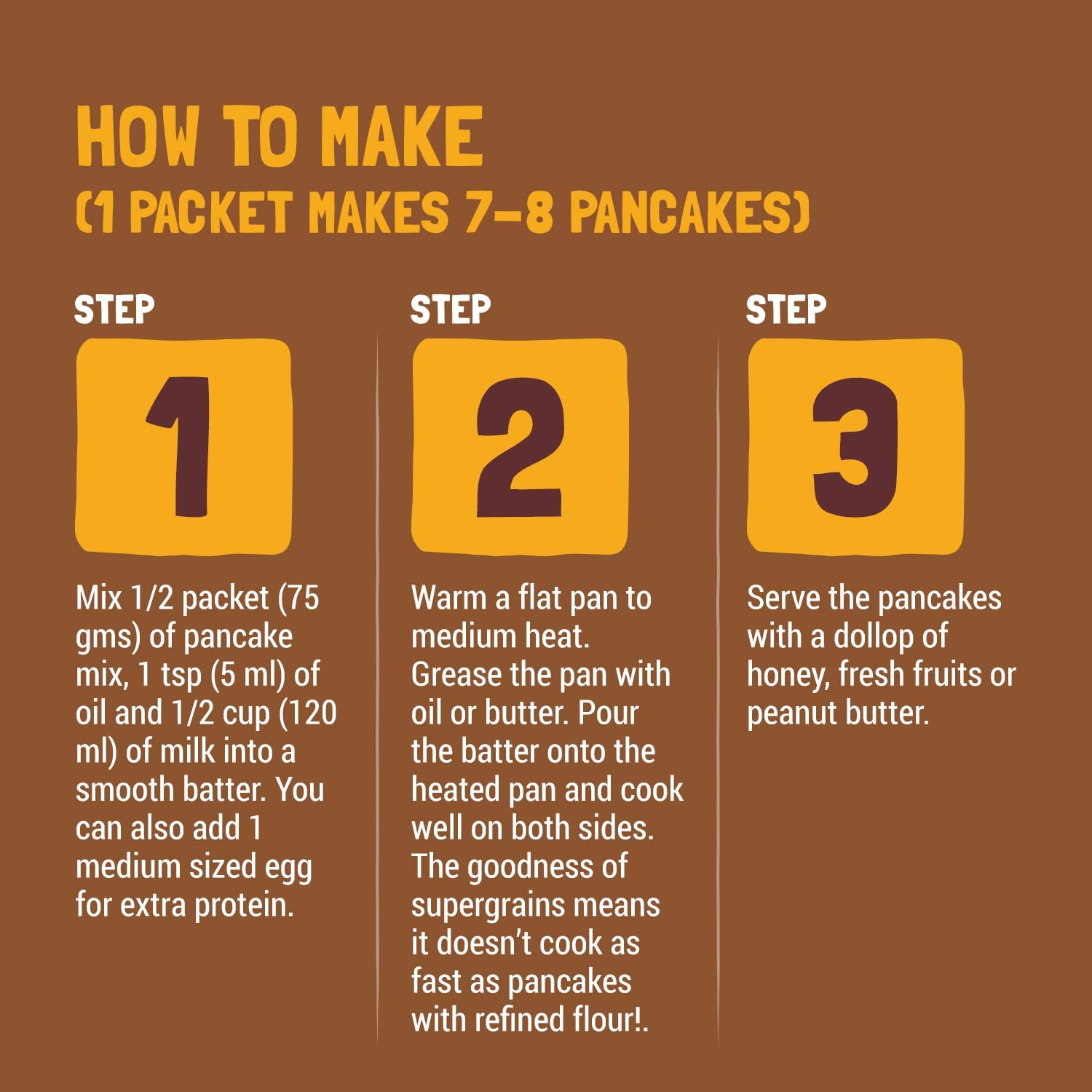 Slurrp Farm Instant No Maida Millet Pancake Mix | Chocolate, 150 G