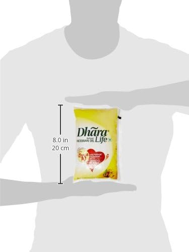 Dhara Life Refined Rice bran Oil 1Ltr