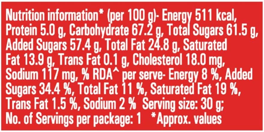 Cadbury Nutties Shaped Choclate 30 g