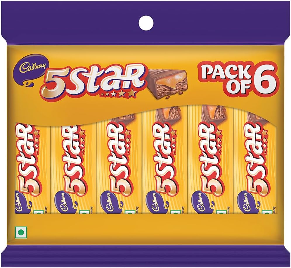 Cadbury 5 Star Choclate Bar Kitted Pack of 6