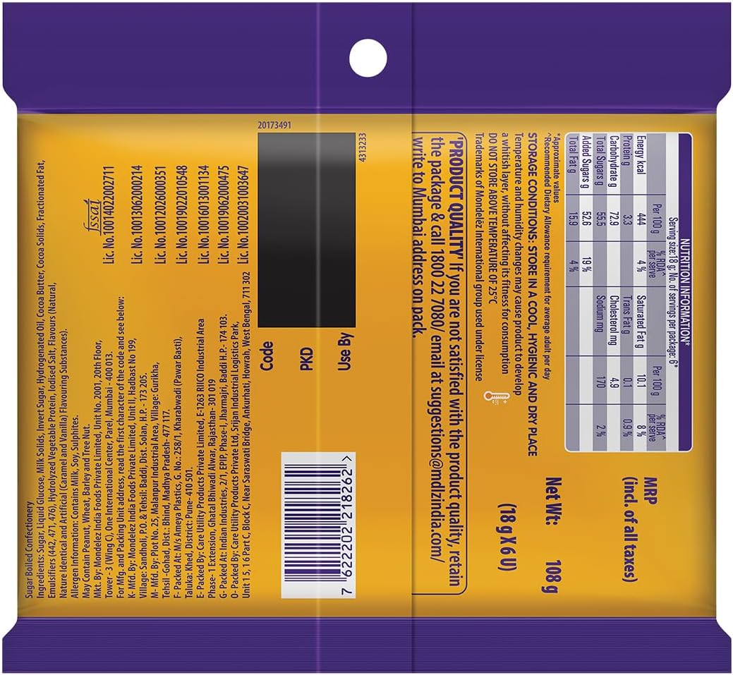 Cadbury 5 Star Choclate Bar Kitted Pack of 6