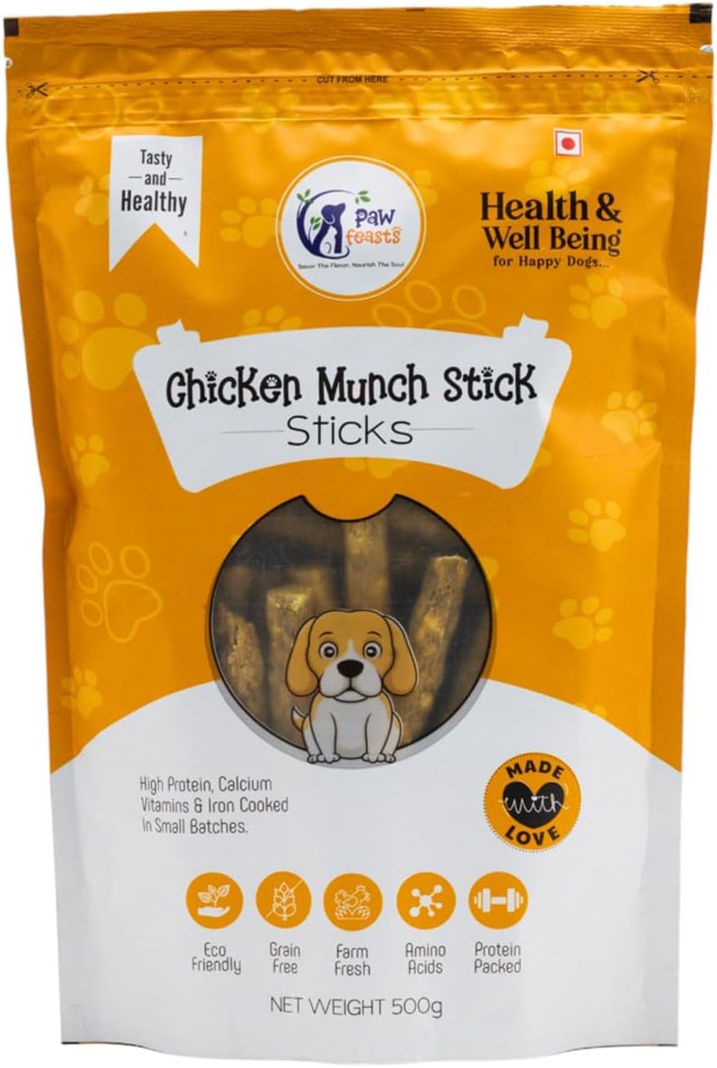 Paw Feats Chicken Munch Stick Dog 500 gram
