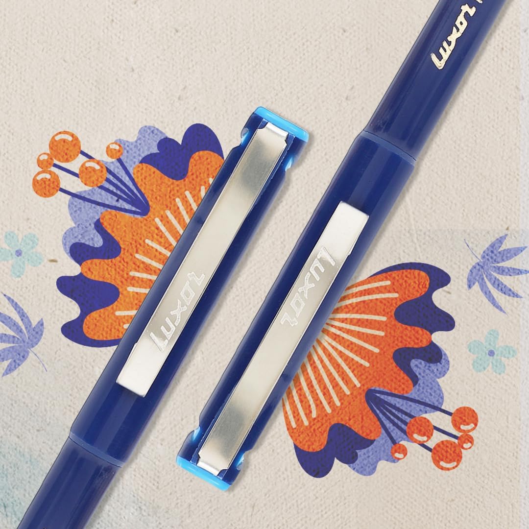 Luxor Fine Write Roller Pen 1 Pack (10 Pieces) 