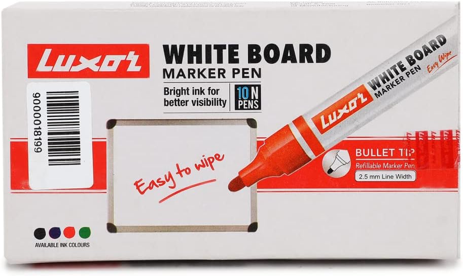 Luxor Whiteboard Marker Pens (4 Pieces) 