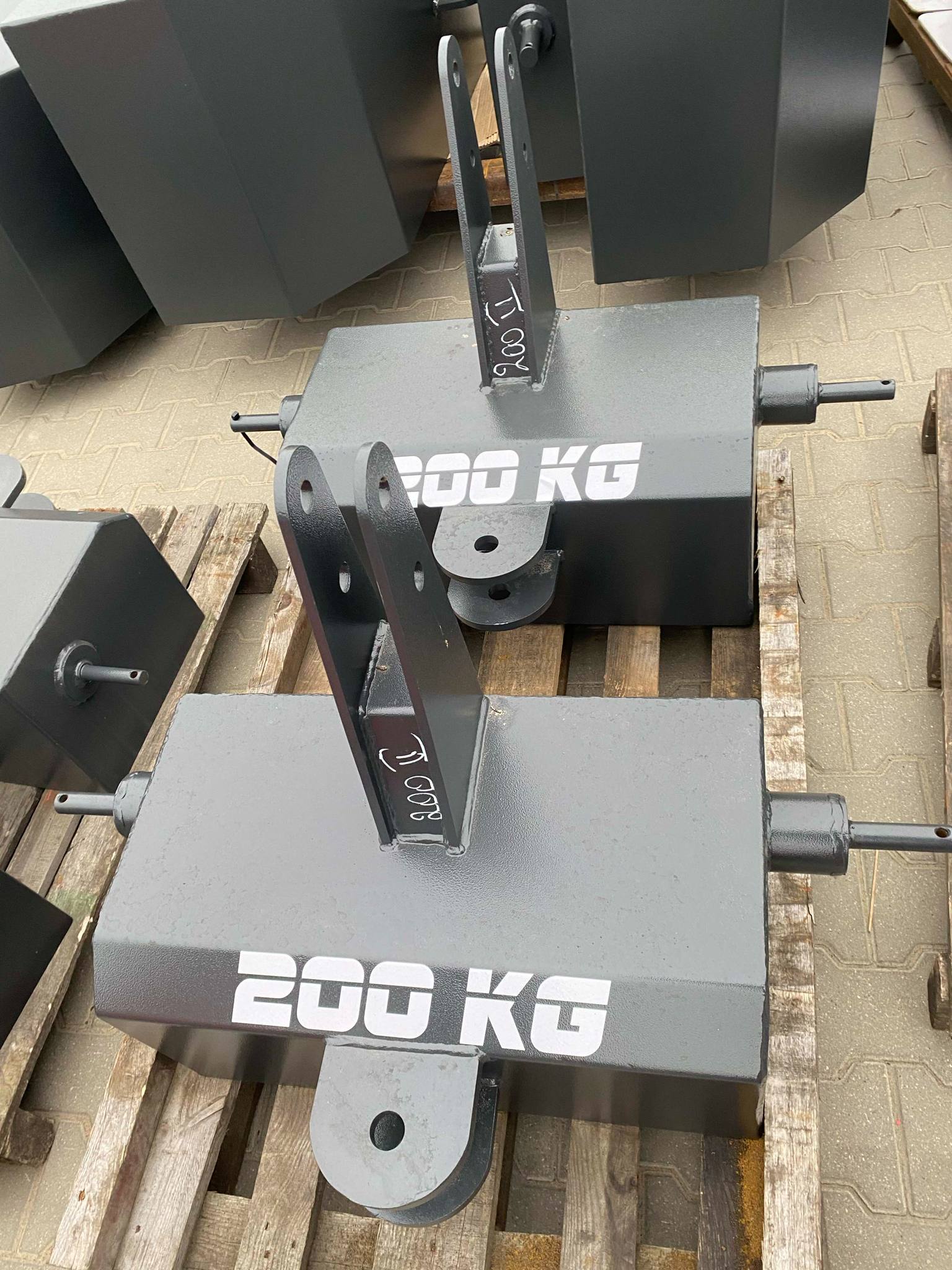 Priekinės pakabos svoriai