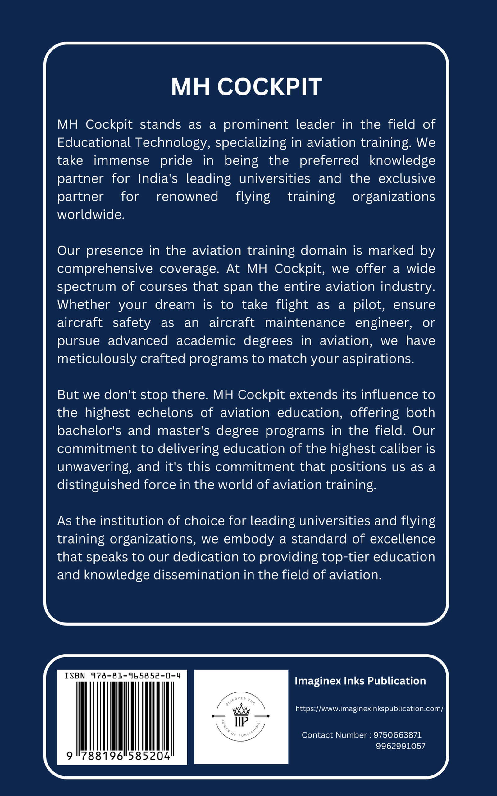 Airline and Airport Operations - MH Cockpit