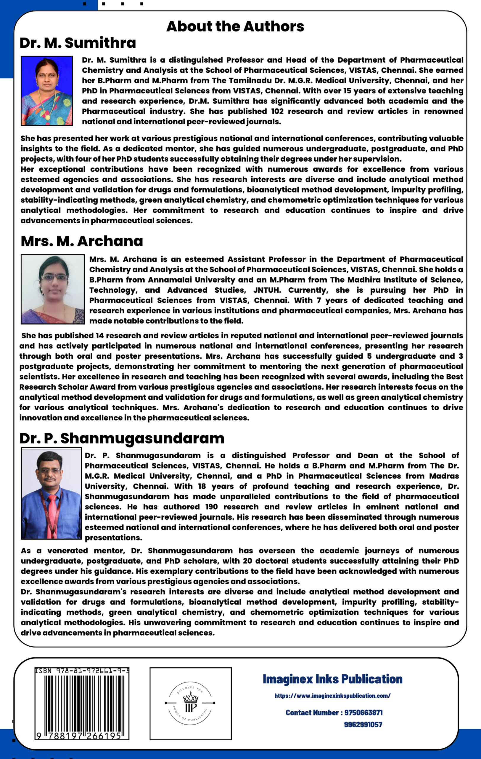 Quantitative and Qualitative Analytical Chemistry - Practical Lab Manual