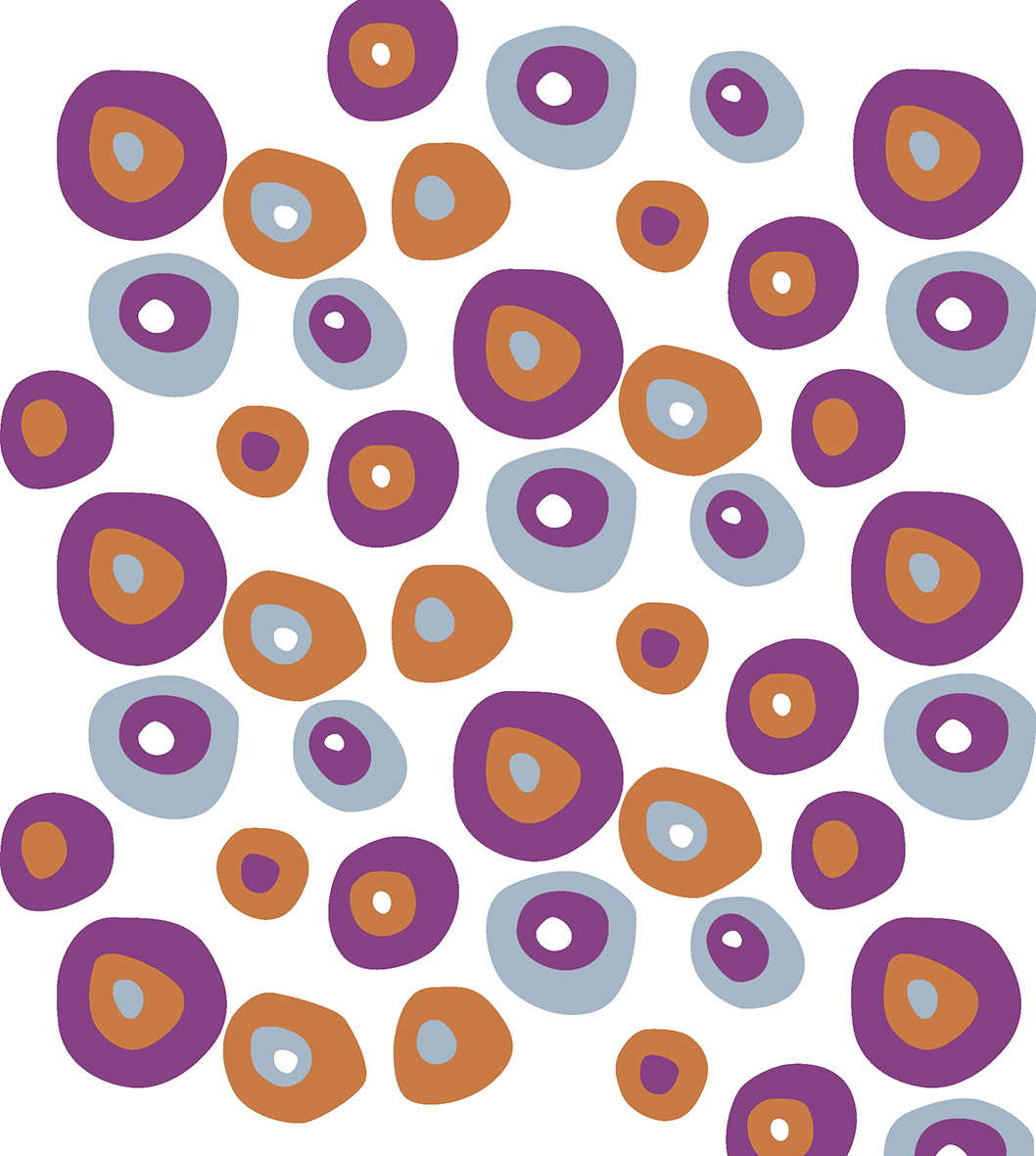 Foulard en voile de coton imprimé Spotty orange