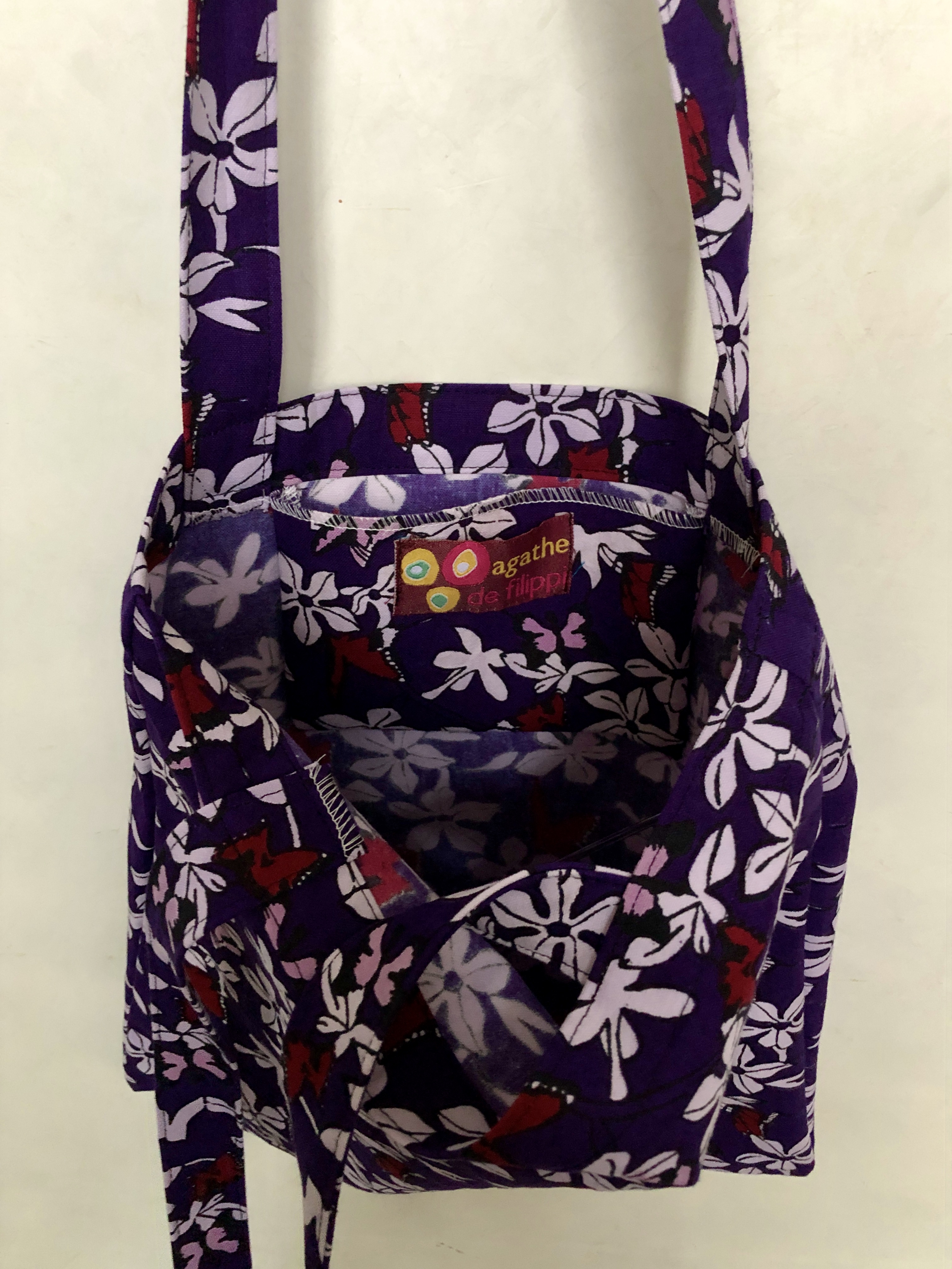 Tote bag en toile imprimé Papillons
