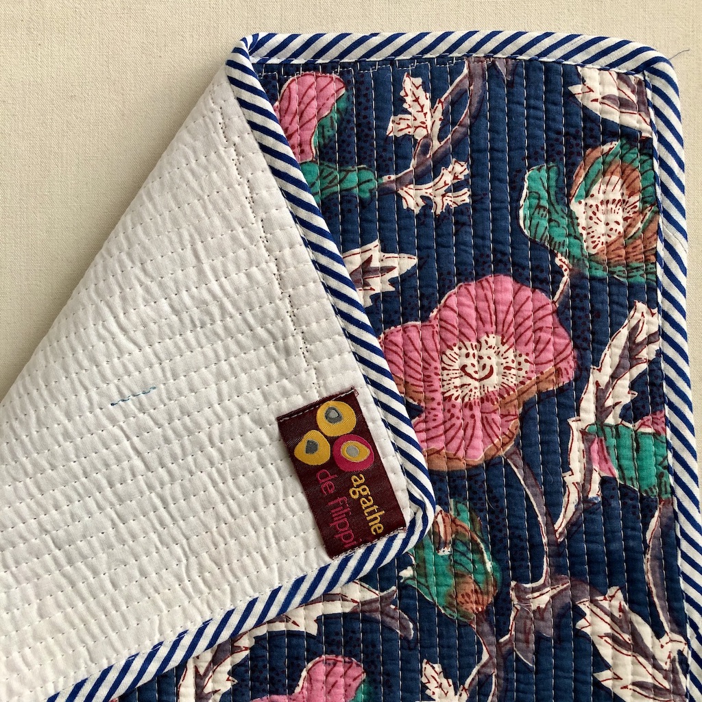 Set de table blockprint surpiqué 