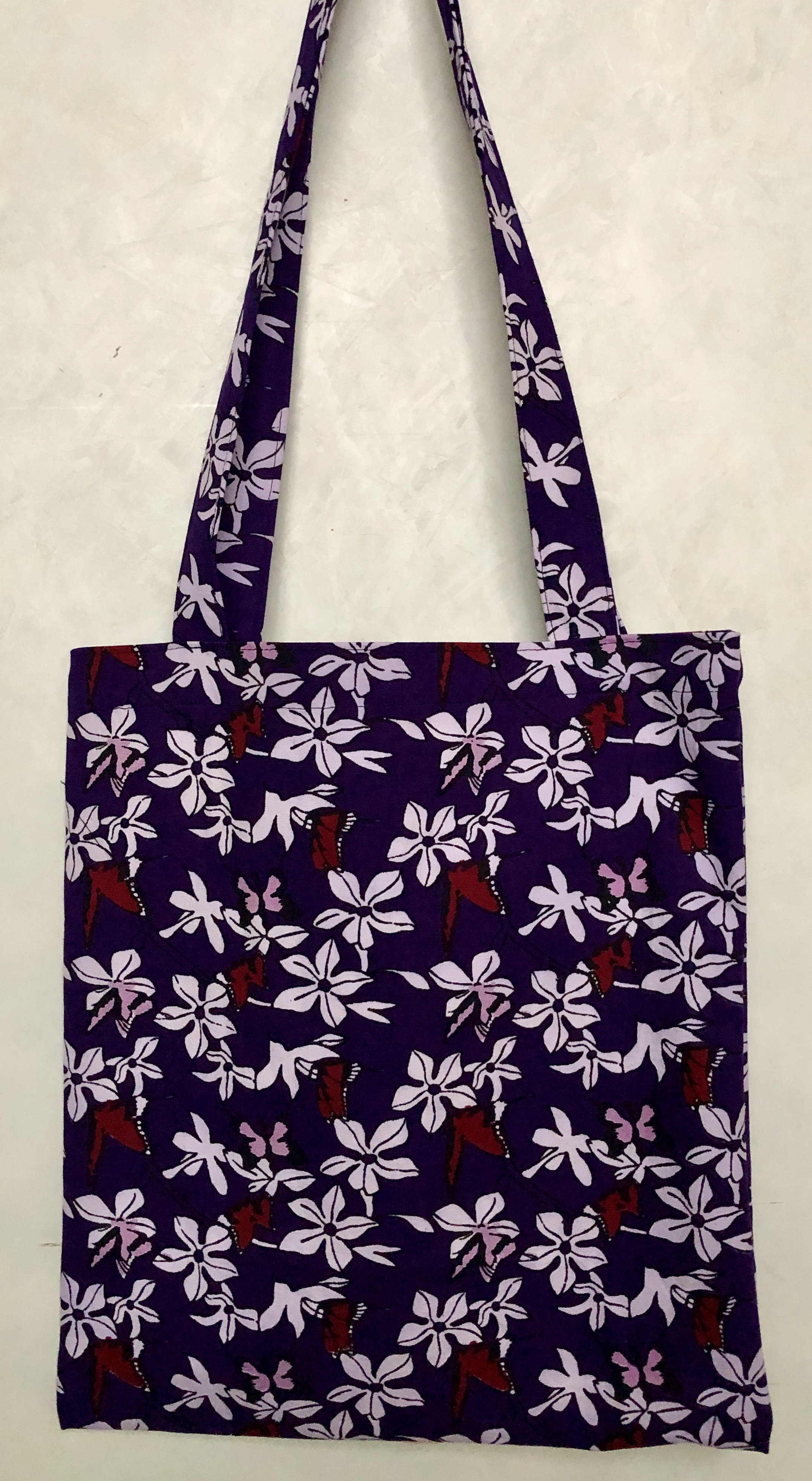 Tote bag en toile imprimé Papillons