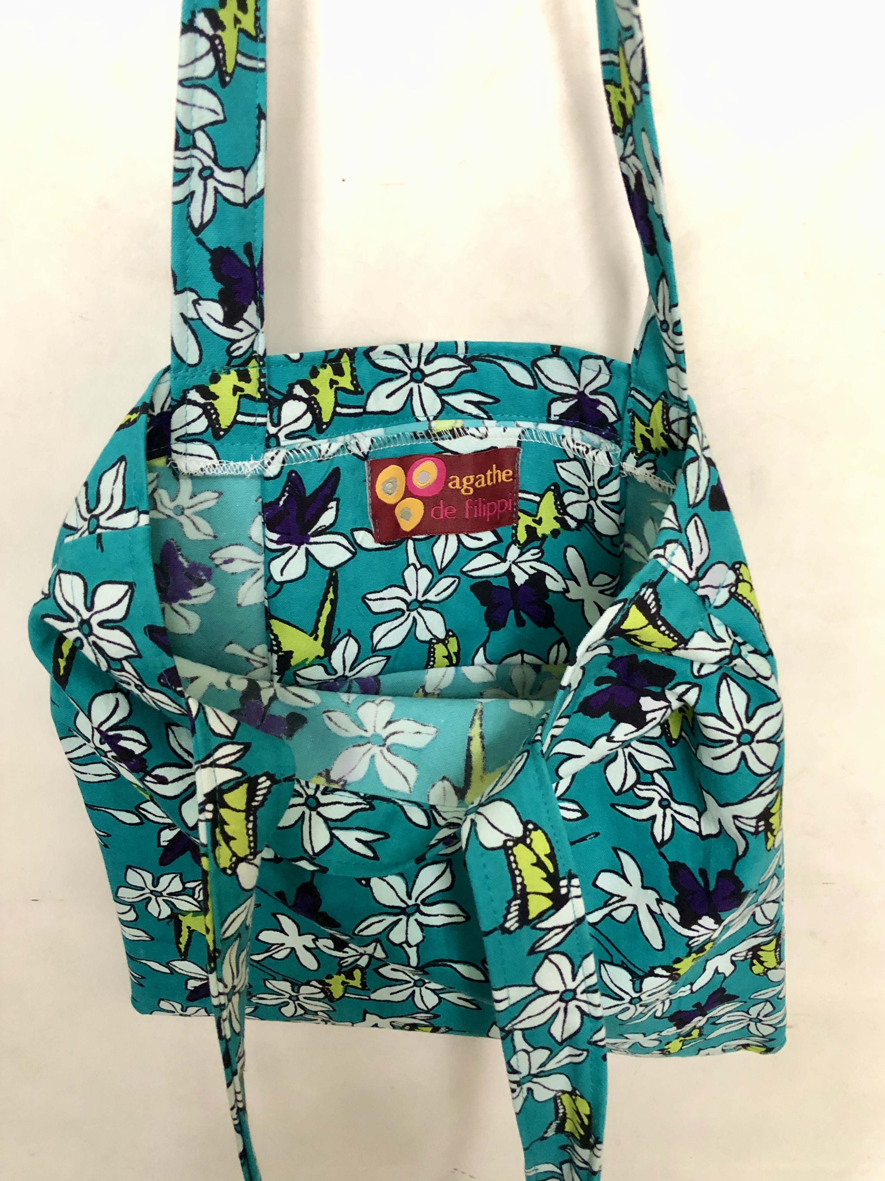 Tote bag en toile imprimé Papillons